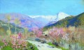 イタリアの春 1890 アイザック レヴィタン 山の風景